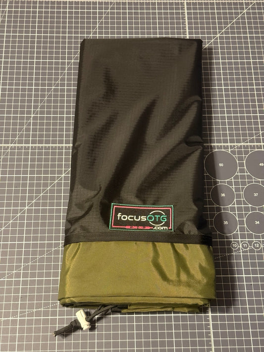 FocusOTG Monitor Cover olive green cinch bottom
